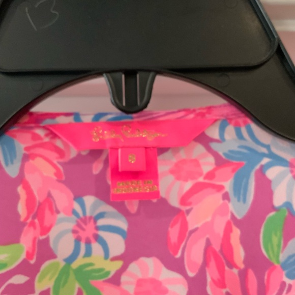 Lilly Pulitzer Pink and Blue Floral Dress - Picture 2 of 3